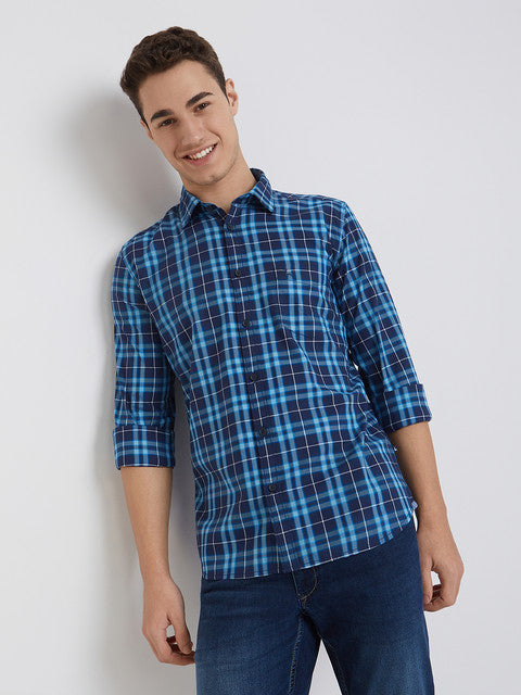 Men Blue Shirts