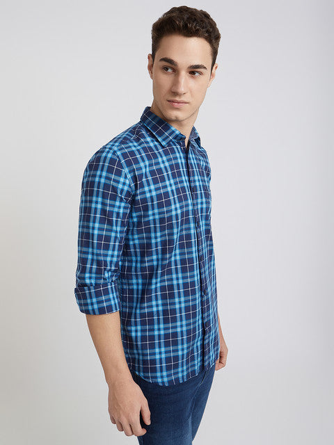 Men Blue Shirts