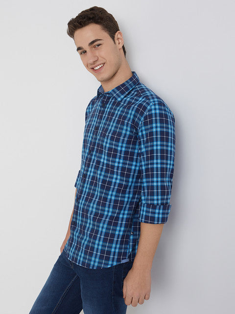 Men Blue Shirts