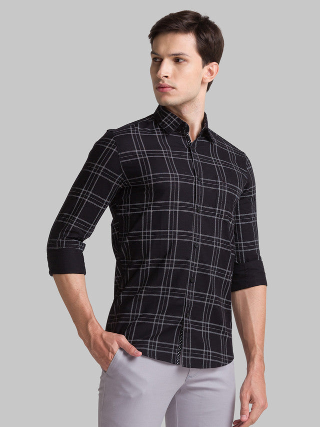 Parx Black Casual Shirt 