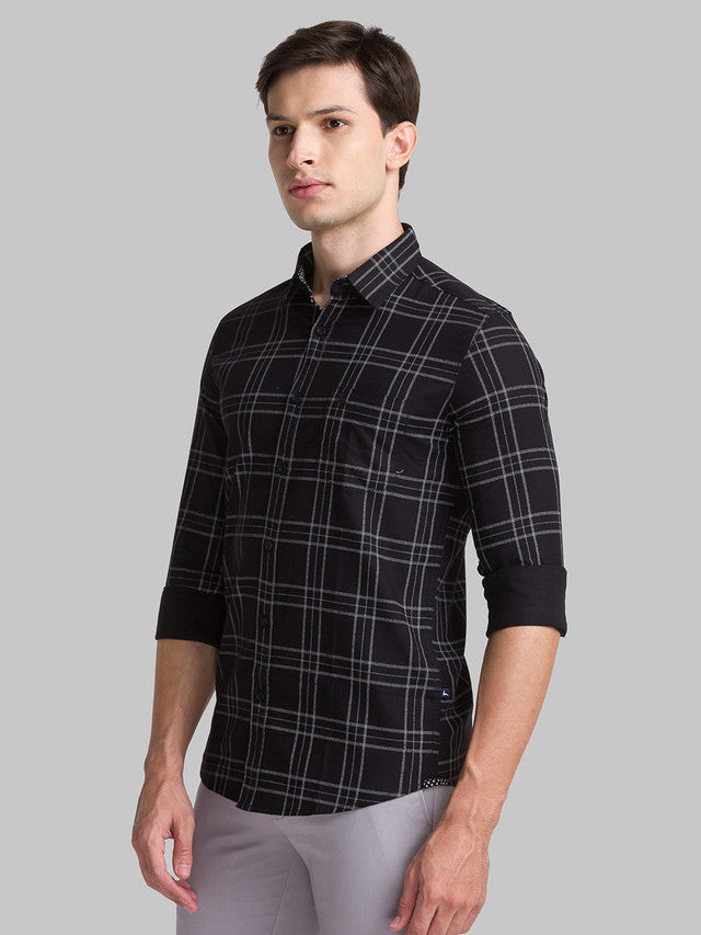 Parx Black Casual Shirt 