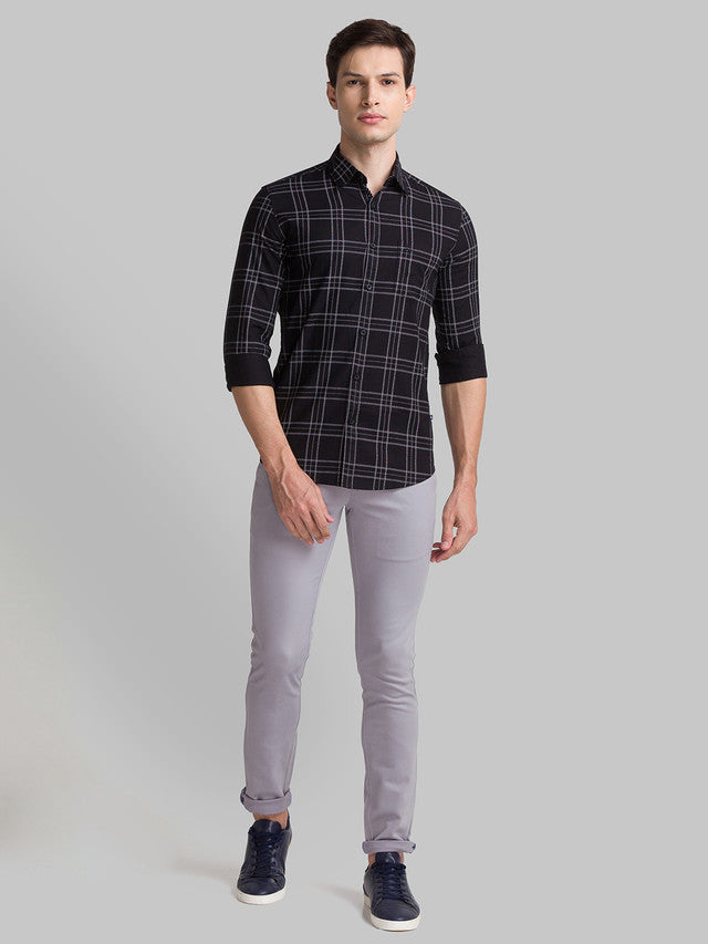 Parx Black Casual Shirt 