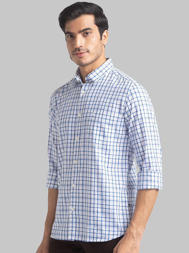 Parx Blue Casual Shirt 