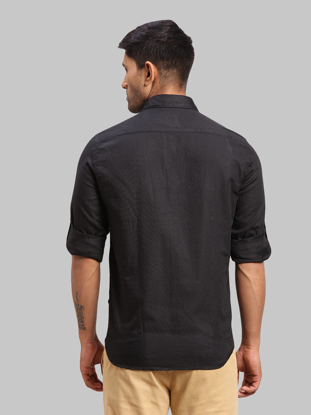 Parx Black Casual Shirt 