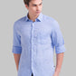 Parx Blue Casual Shirt