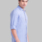 Parx Blue Casual Shirt