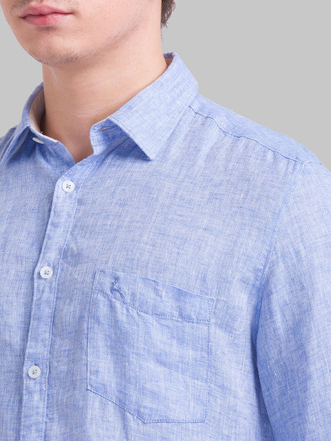 Parx Blue Casual Shirt