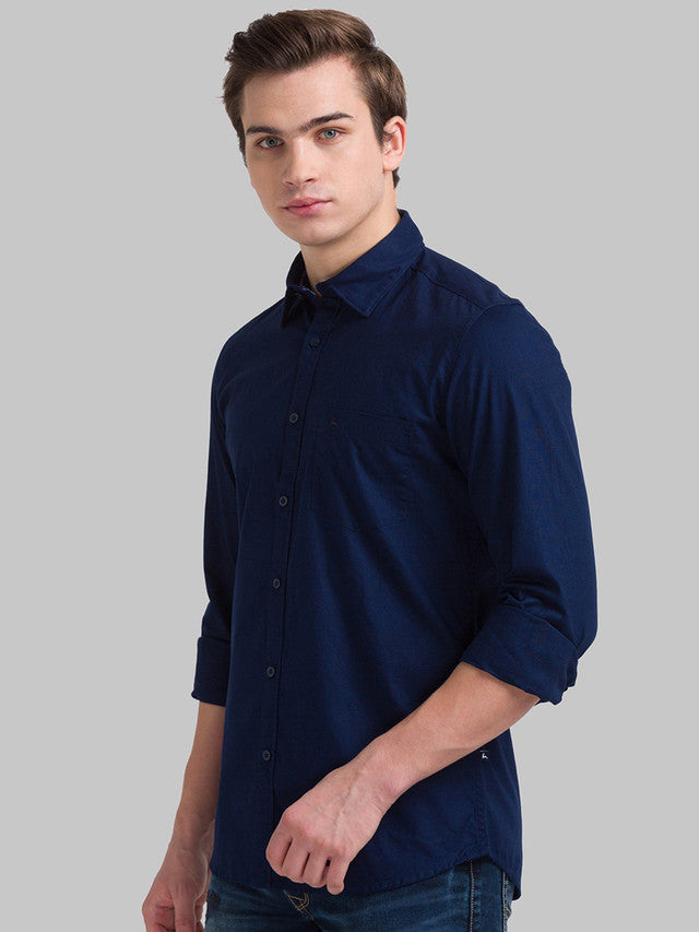 Parx Blue Casual Shirt 