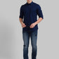 Parx Blue Casual Shirt 