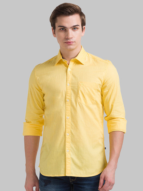 Parx Yellow Casual Shirt