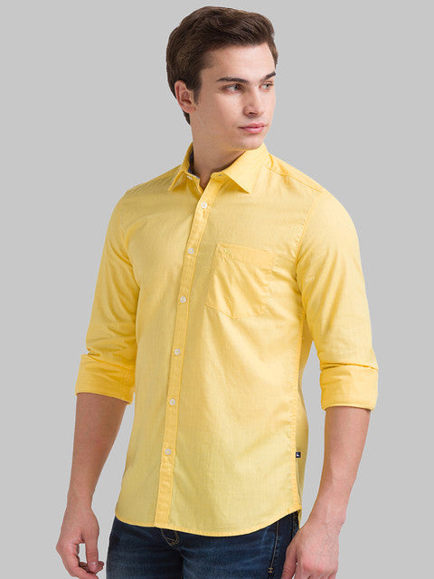 Parx Yellow Casual Shirt