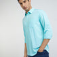 Men Slim Fit White Shirt