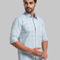 Parx Blue Casual Shirt