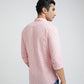 Parx Men Pink Checks Slim Fit Cotton Casual Shirt