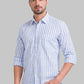 Parx Blue Casual Shirt 