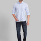 Parx Blue Casual Shirt 