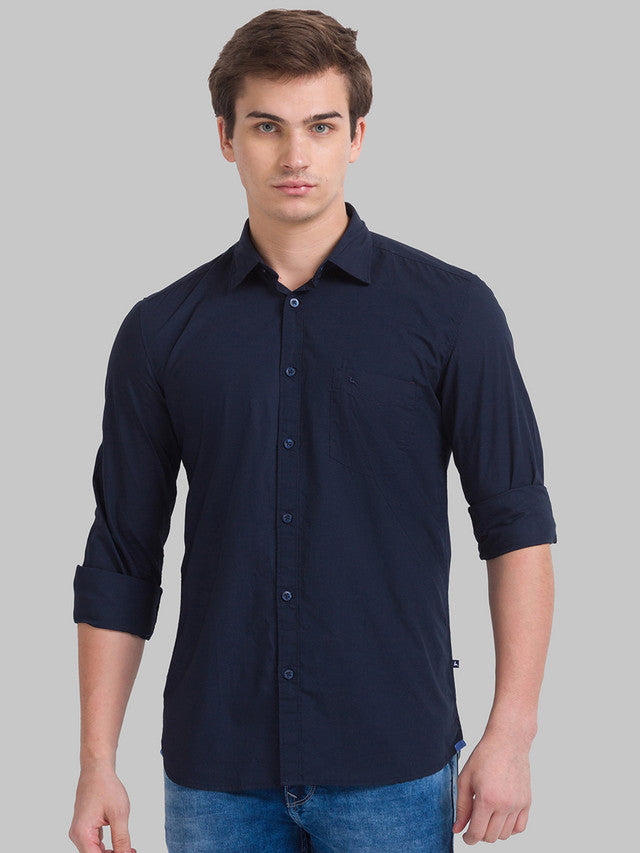 Parx Blue Casual Shirt 