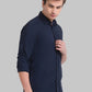 Parx Blue Casual Shirt 