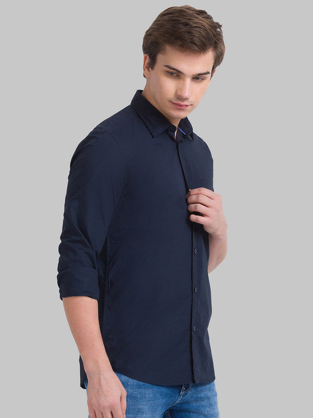 Parx Blue Casual Shirt 