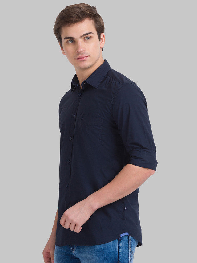 Parx Blue Casual Shirt 