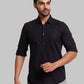 Parx Black Casual Shirt