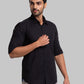 Parx Black Casual Shirt