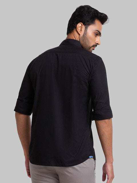 Parx Black Casual Shirt