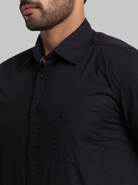 Parx Black Casual Shirt