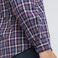 Men Blue Slim Fit Checks Cotton Full Sleeve Shirts