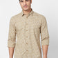 Parx Beige Casual Shirt 