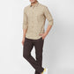 Parx Beige Casual Shirt 