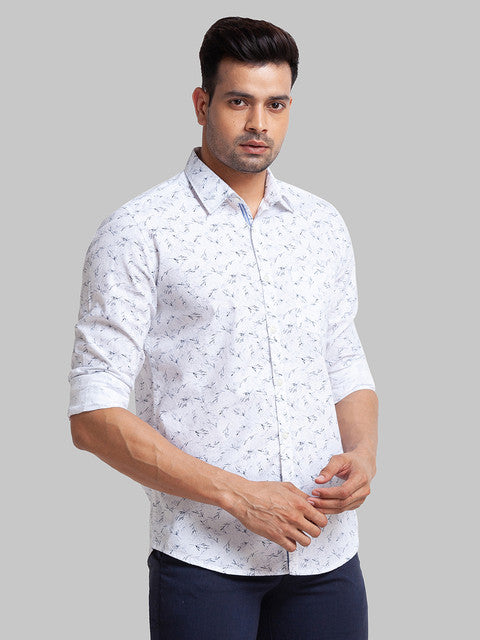 Parx White Casual Shirt