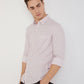 Parx Men Pink Printed Slim Fit Cotton Casual Shirt