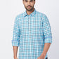 Parx Blue Casual Shirt