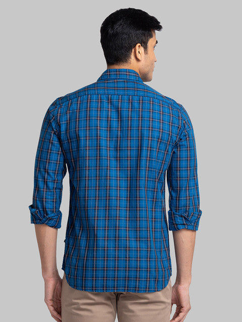 Parx Blue Casual Shirt 