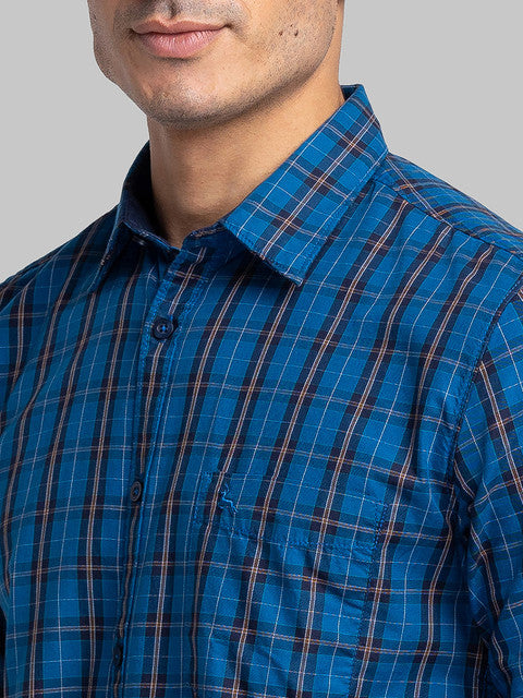 Parx Blue Casual Shirt 