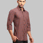Parx Brown Casual Shirt 