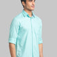 Parx Green Casual Shirt