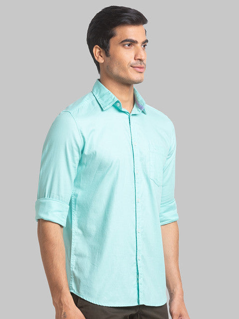 Parx Green Casual Shirt