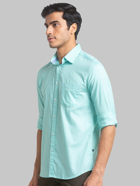 Parx Green Casual Shirt