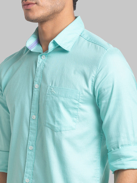 Parx Green Casual Shirt