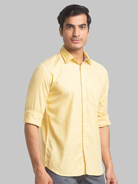 Parx Yellow Casual Shirt