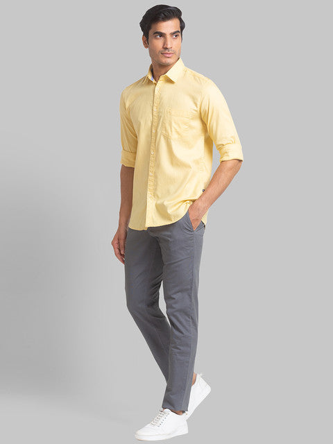 Parx Yellow Casual Shirt