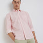 Parx Men Pink Printed Slim Fit Cotton Casual Shirt