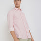 Parx Men Pink Printed Slim Fit Cotton Casual Shirt