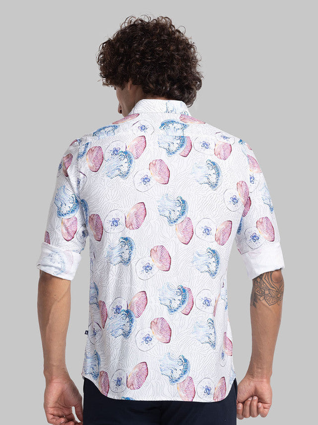 Parx White Casual Shirt 