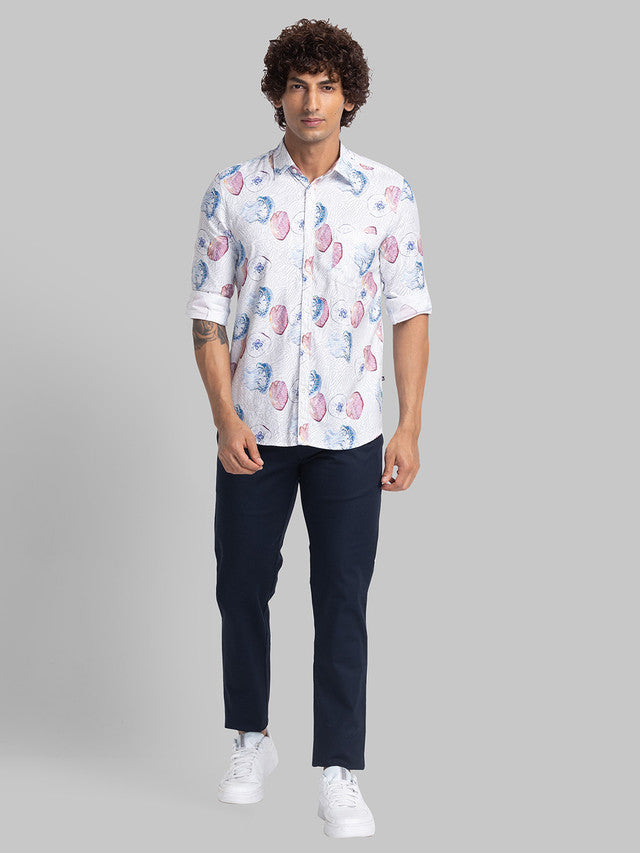 Parx White Casual Shirt 