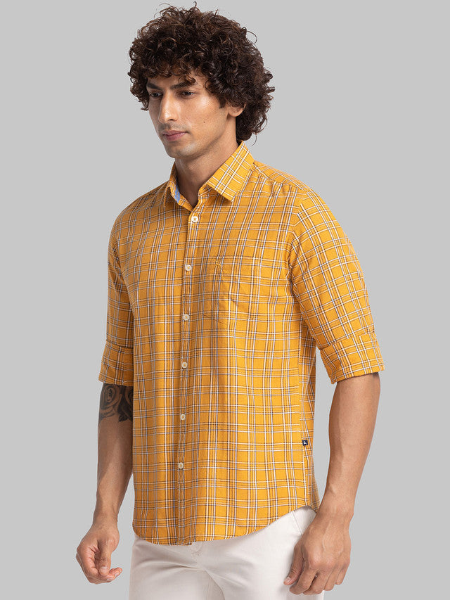 Parx Yellow Casual Shirt 