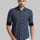 Parx Blue Casual Shirt