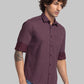 Parx Maroon Casual Shirt